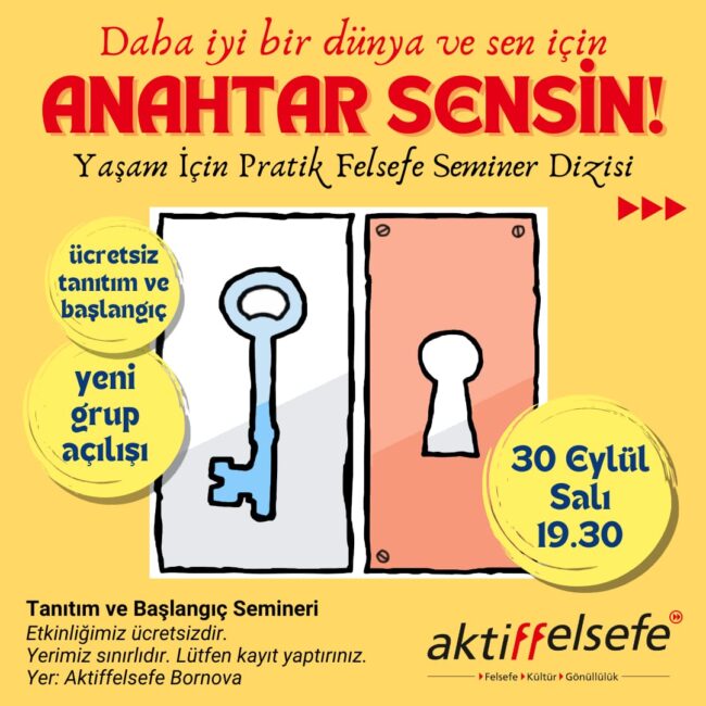 Daha İyi Bir Dünya ve Sen İçin; Anahtar Sensin